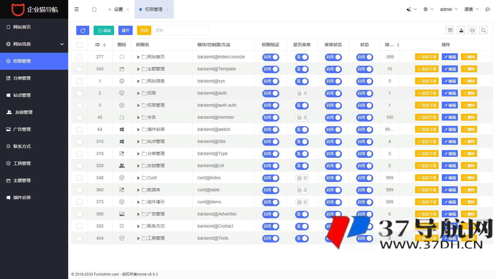 2025全新UI网址推广导航系统PHP源码
