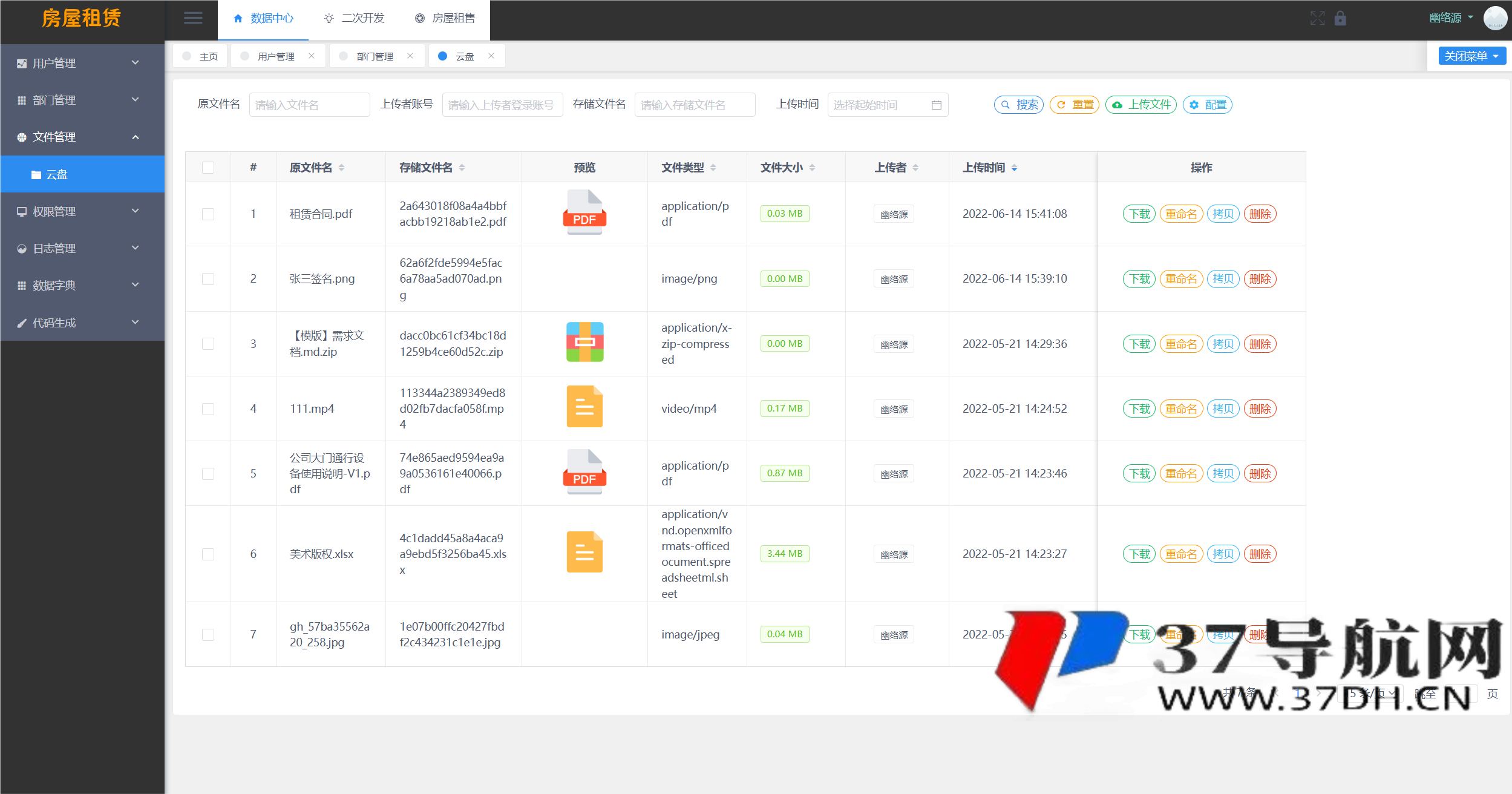 房屋租赁系统源码 SpringBoot + Vue